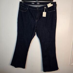 A.N.A‎ Women's Jeans Plus Size 26 Blue Mid Rise Slim Bootcut NWT